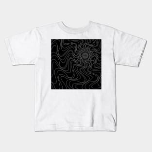 Doodle Sun Waves Kids T-Shirt